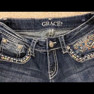 Blinged grace jeans !